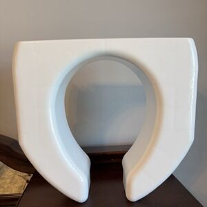 SP Ableware Basic Open-Front 3-Inch Elevated Toilet Seat - New (open box)
